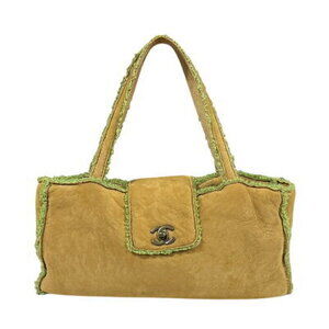 Chanel handbag Mouton brown